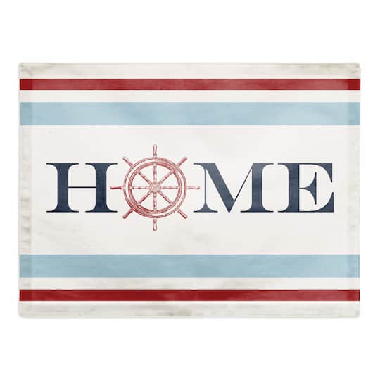 18" Home Captain Wheel Poly Twill Placemat